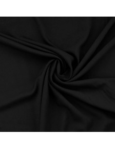 Viscose poplin fabric - Black