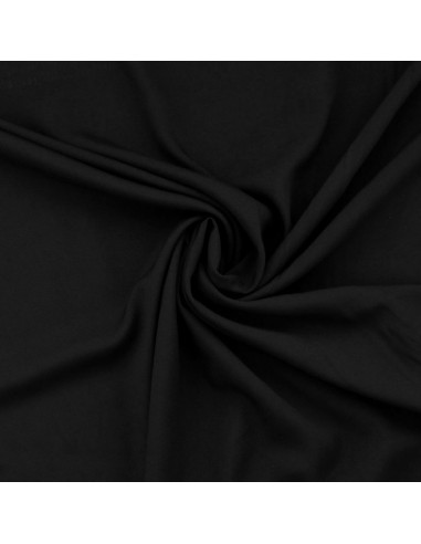 Viscose poplin fabric - Black