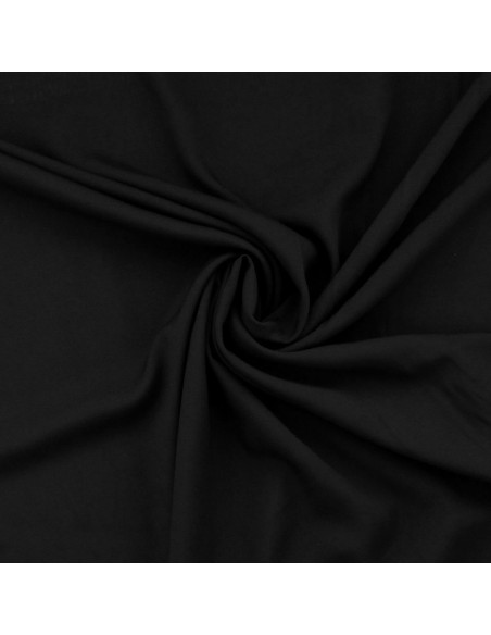 Viscose poplin fabric - Black