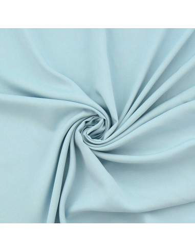 Viscose poplin fabric - Baby blue