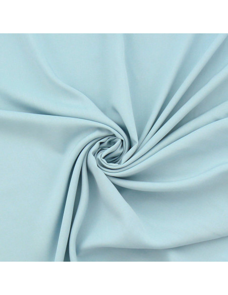 Viscose poplin fabric - Baby blue