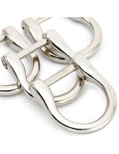 Set of 4 attachments for handbag handles - Silver 2