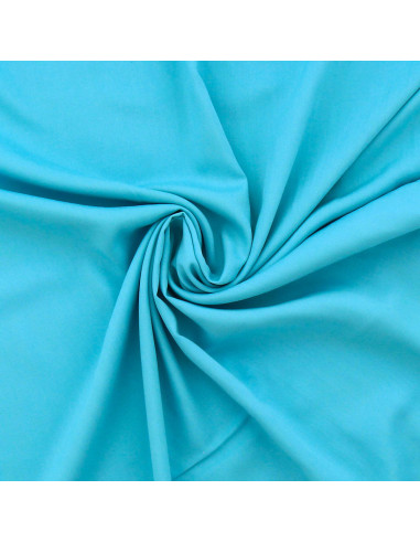 Viscose poplin fabric - Turquoise