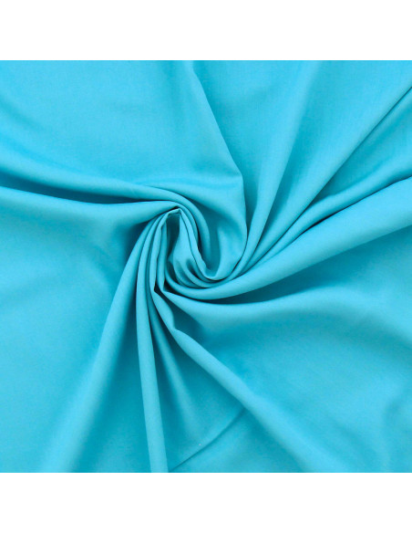 Viscose poplin fabric - Turquoise