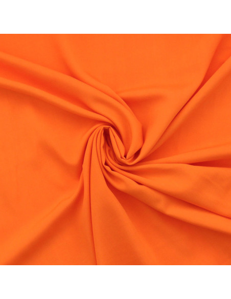 Viscose poplin fabric - Orange