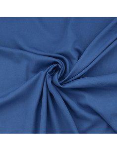 Viscose poplin fabric - Blue