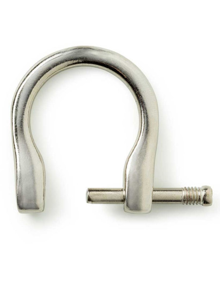 Set of 4 attachments for handbag handles - Silver