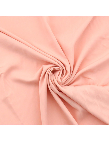 Light pink viscose poplin fabric
