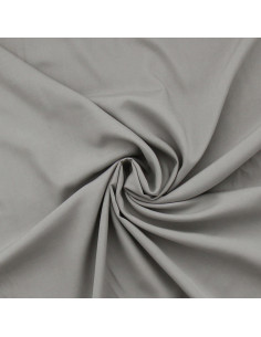 Viscose poplin fabric - Silver gray