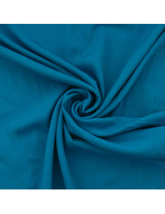 Viscose poplin fabric - Petrol blue