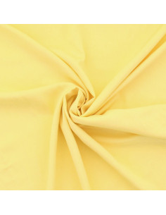 Viscose poplin fabric - Pale yellow
