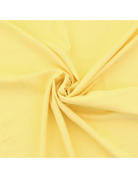 Viscose poplin fabric - Pale yellow