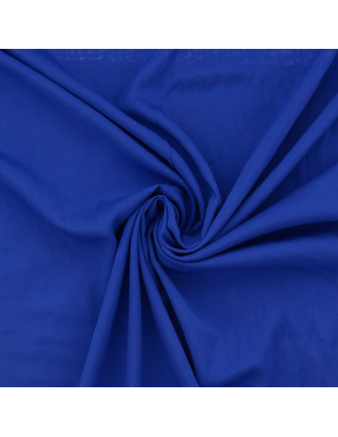 Viscose poplin fabric - Royal blue