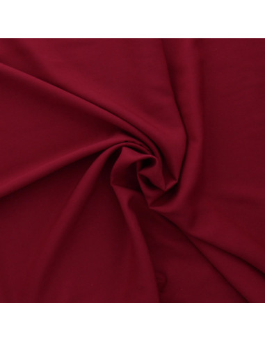 Viscose poplin fabric - Wine red