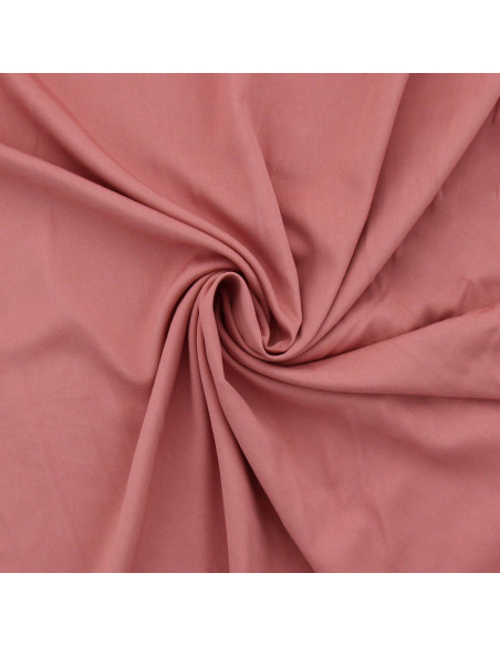 Viscose poplin fabric - Rosewood