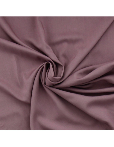 Viscose poplin fabric - Mauve