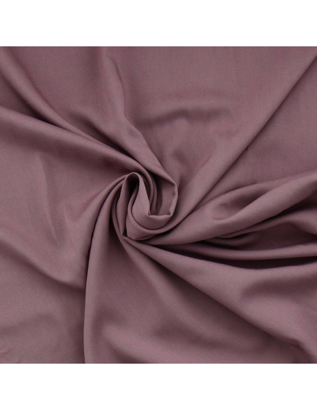 Viscose poplin fabric - Mauve