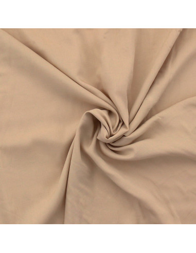 Viscose poplin fabric - Beige