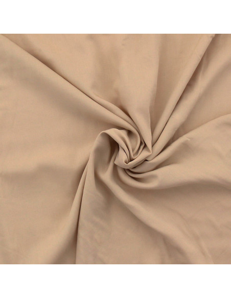 Viscose poplin fabric - Beige