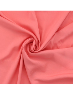 Viscose poplin fabric - Coral