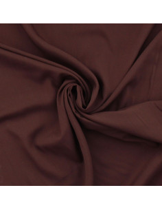 Viscose poplin fabric - Brown