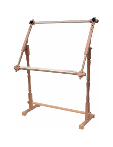 Upright tapestry loom