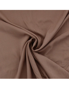 Viscose poplin fabric - Taupe