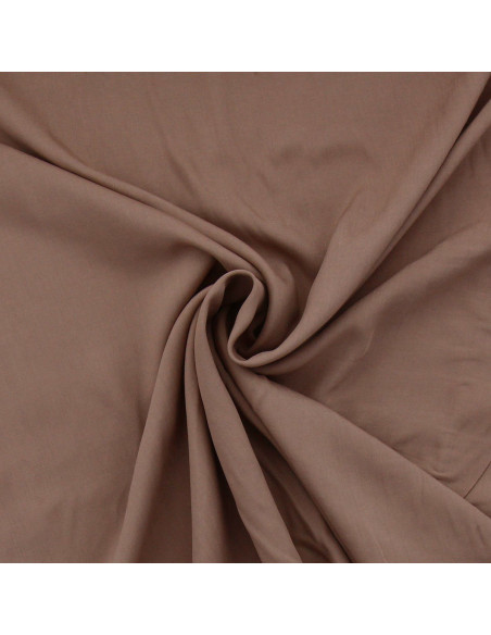 Viscose poplin fabric - Taupe