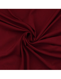 Viscose poplin fabric - Bordeaux