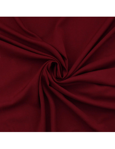 Viscose poplin fabric - Bordeaux