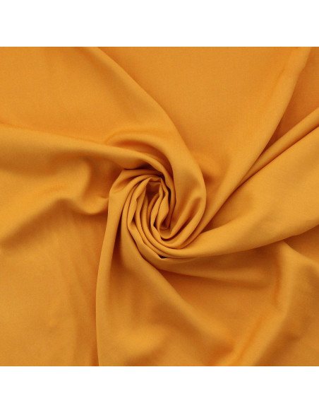 Viscose poplin fabric - Ochre