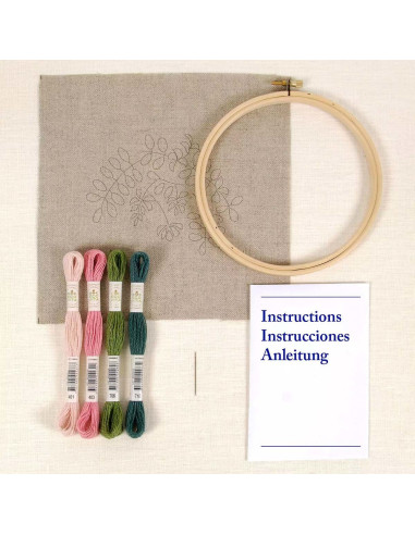 Embroidery Kit - Indigo
