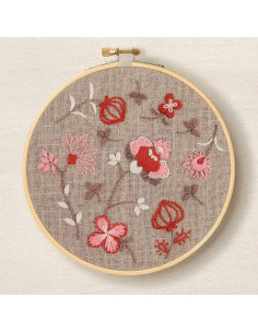 Embroidery Kit - Indian Flowers 2