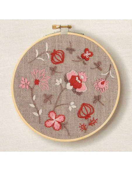 Embroidery Kit - Indian Flowers