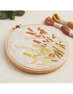 Embroidery Kit - Wheat