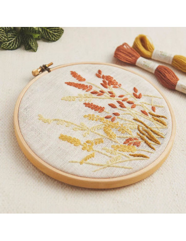 Embroidery Kit - Wheat