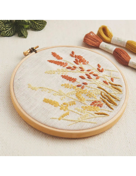 Embroidery Kit - Wheat