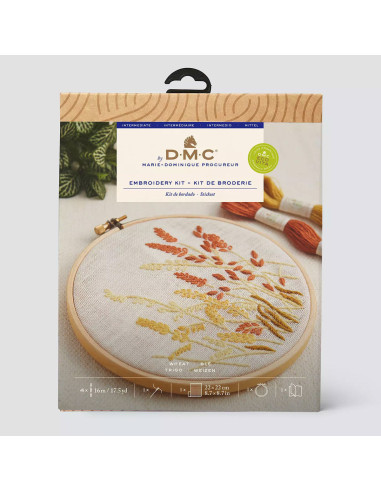 Embroidery Kit - Wheat