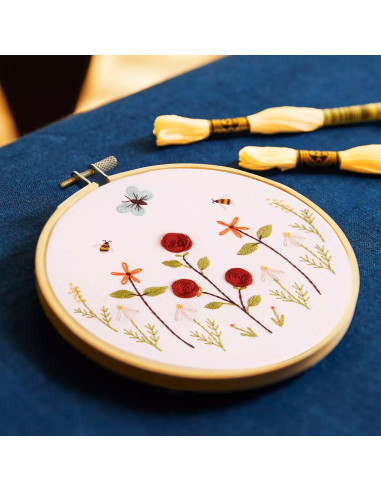 Embroidery kit - Butterfly Garden
