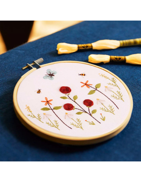 Embroidery kit - Butterfly Garden