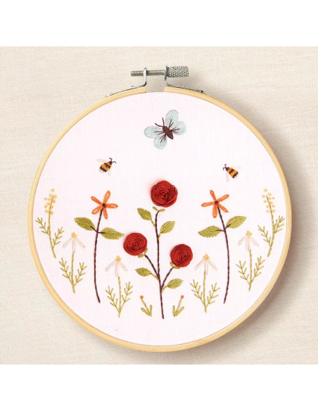 Embroidery kit - Butterfly Garden