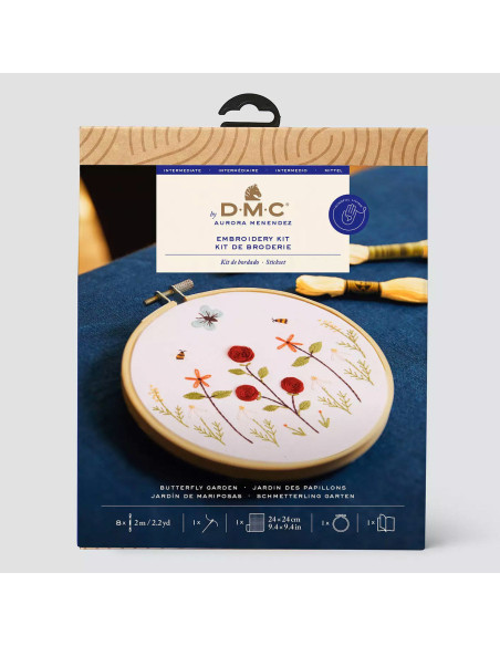 Embroidery kit - Butterfly Garden