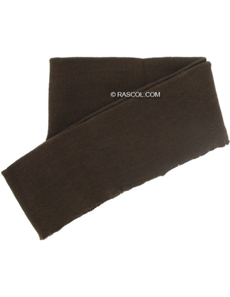 Knitted belt border - Brown
