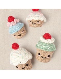 Amigurumi Kit - Cherry Cupcakes 2