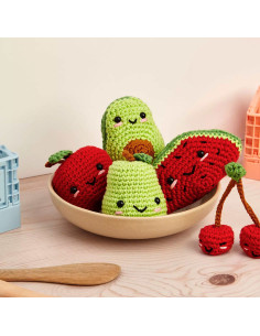 Amigurumi kit - Our friends the fruits