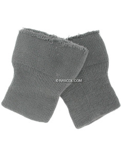 Set of 2 Knitted Wristbands - Gray