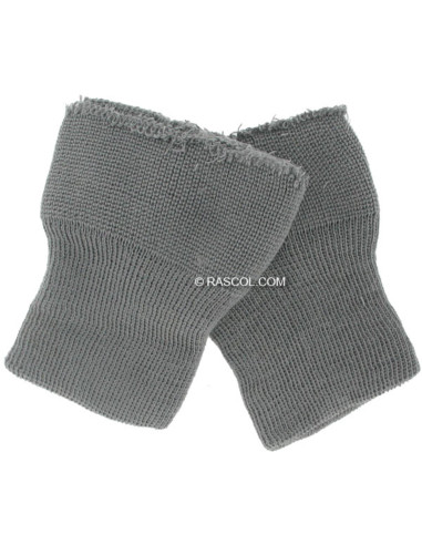Set of 2 Knitted Wristbands - Gray