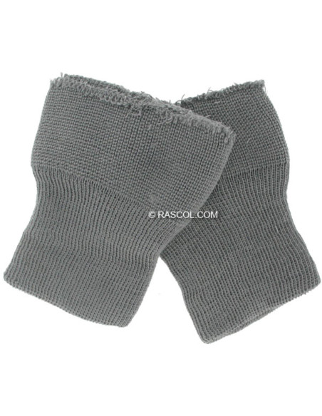 Set of 2 Knitted Wristbands - Gray