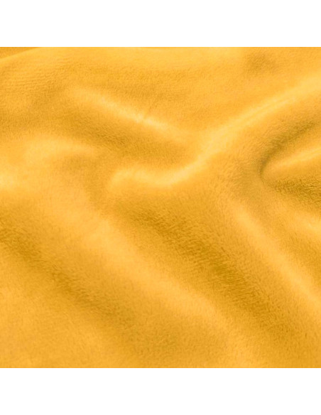 Smooth minky fabric - Mustard
