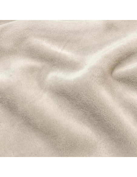 Smooth minky fabric - Taupe